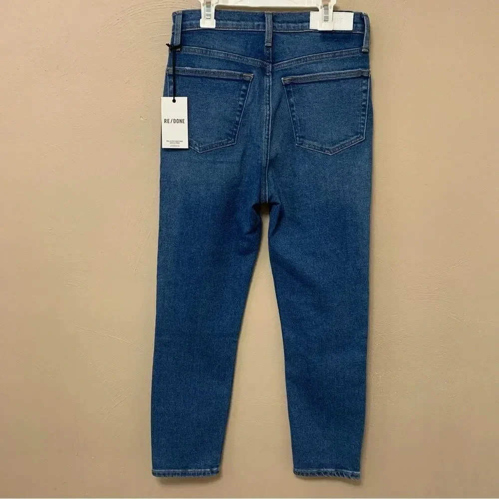 RE/DONE 90s Ultra High Rise Ankle Crop Jeans - Picture 7 of 14